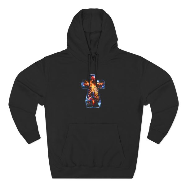 Justice HYPERDRAMA Cross Three-Panel Fleece Hoodie